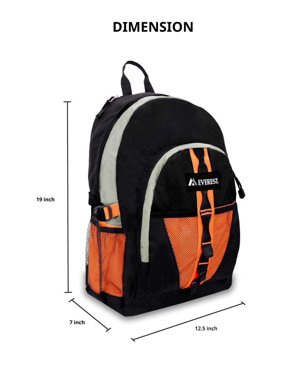 3045W - Everest Backpack W/ Dual Mesh Pocket