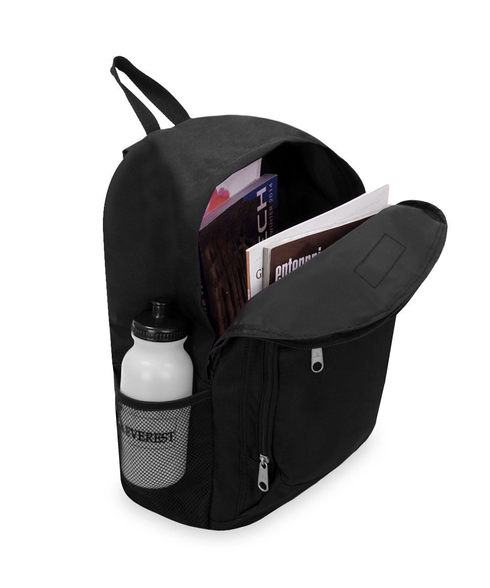 6045 - Everest Casual Backpack W/ Side Mesh Pocket