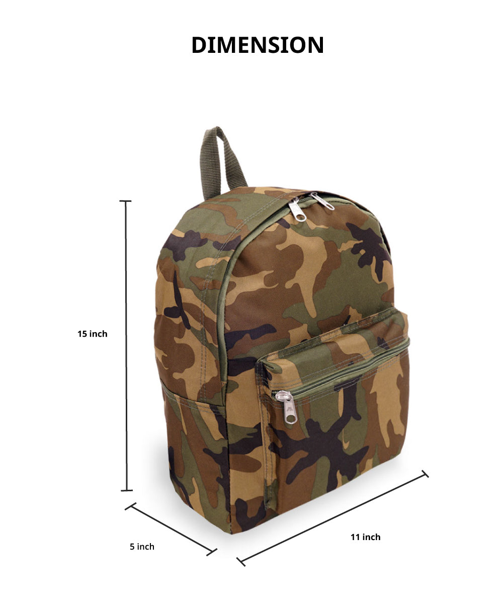 C1045K - Everest Woodland Camo Basic Backpack