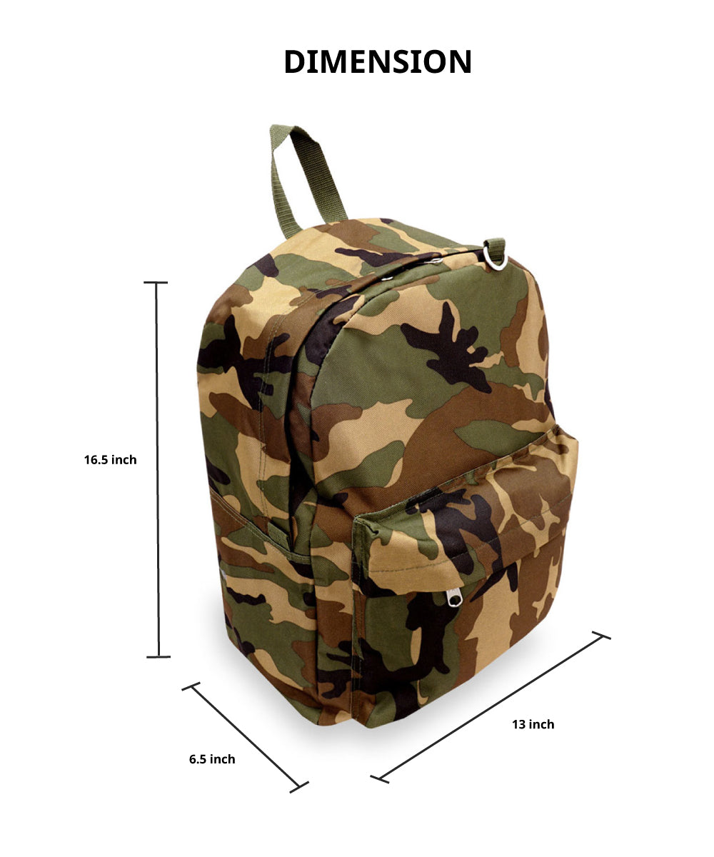 C2045CR - Everest Woodland Camo Classic Backpack