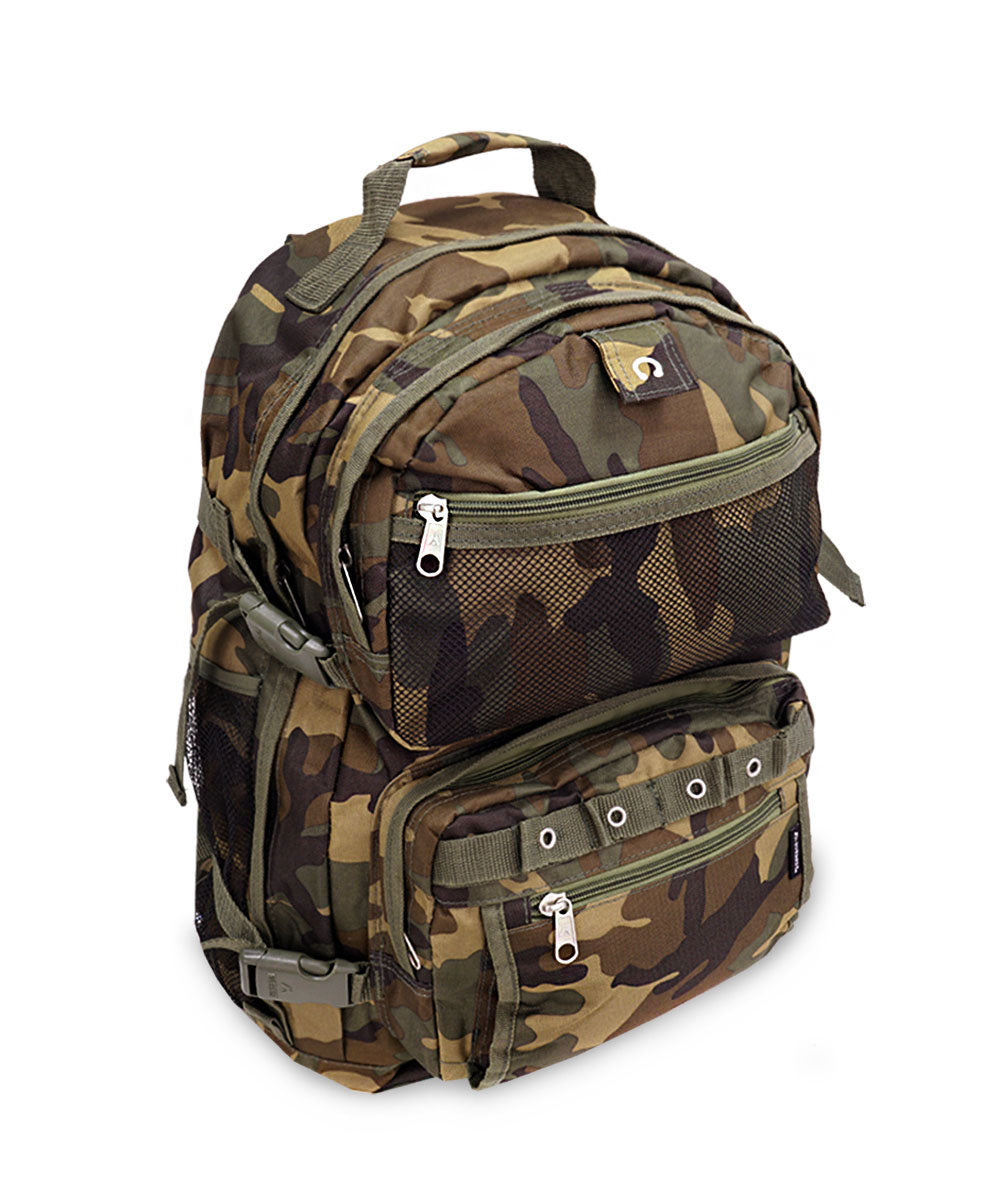 C3045R - Everest Oversized Woodland Camo Backpack