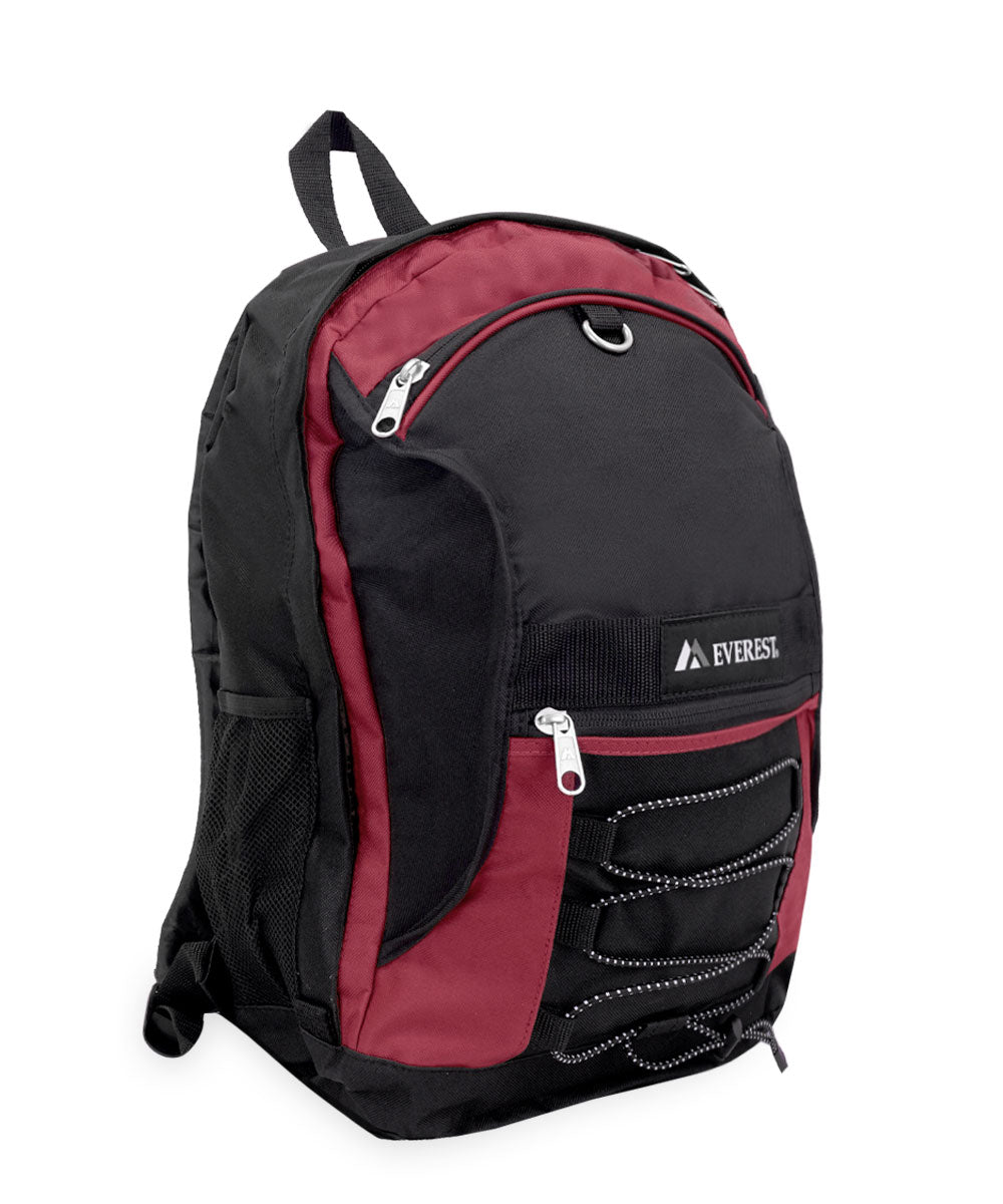 3045SH - Everest Two-tone Backpack W/mesh Pockets