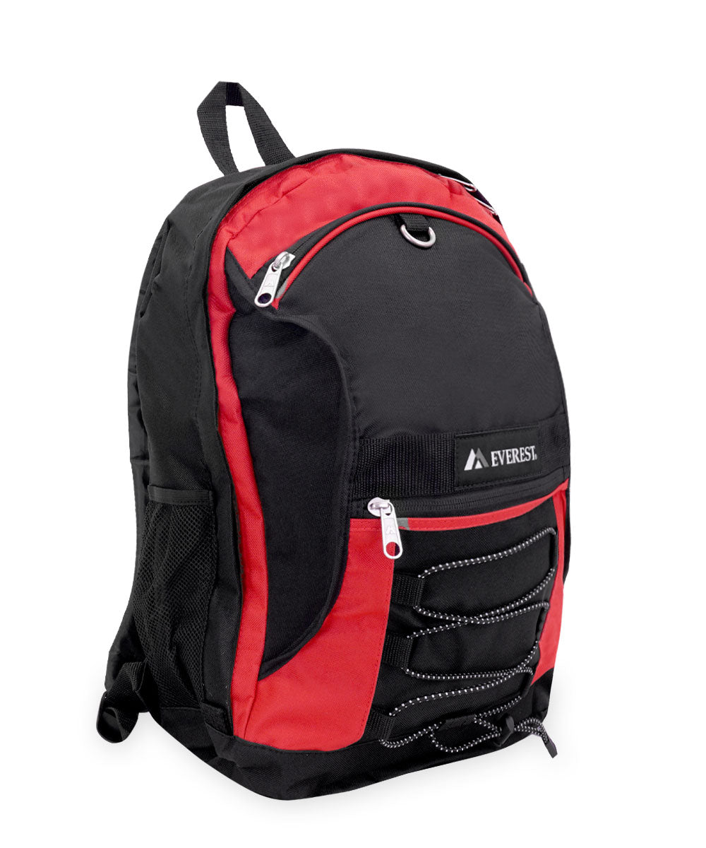 3045SH - Everest Two-tone Backpack W/mesh Pockets