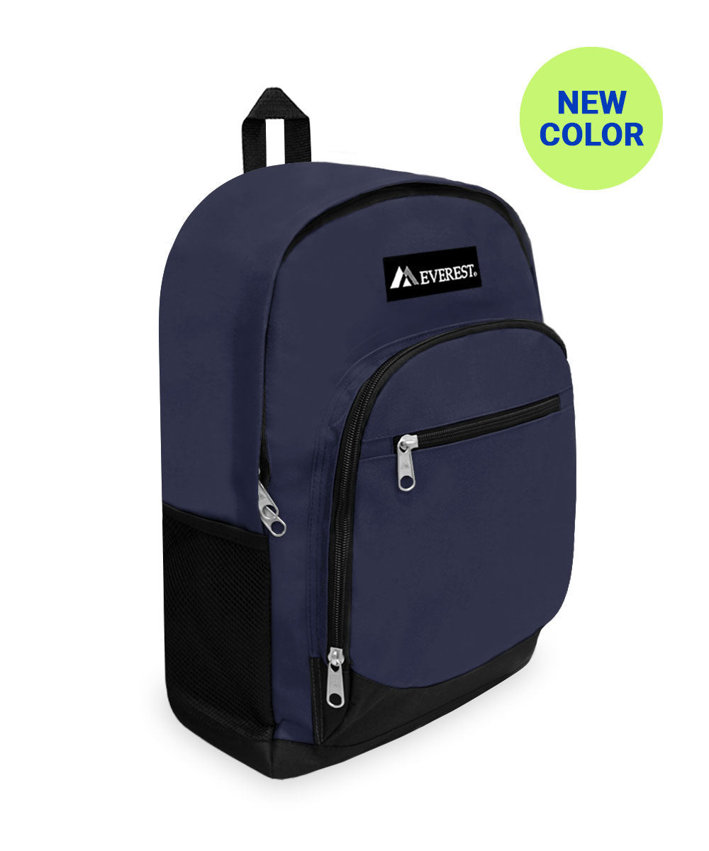 6045 - Everest Casual Backpack W/ Side Mesh Pocket