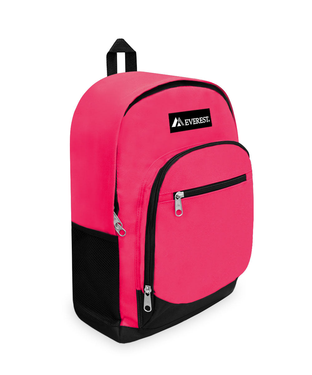 6045 - Everest Casual Backpack W/ Side Mesh Pocket