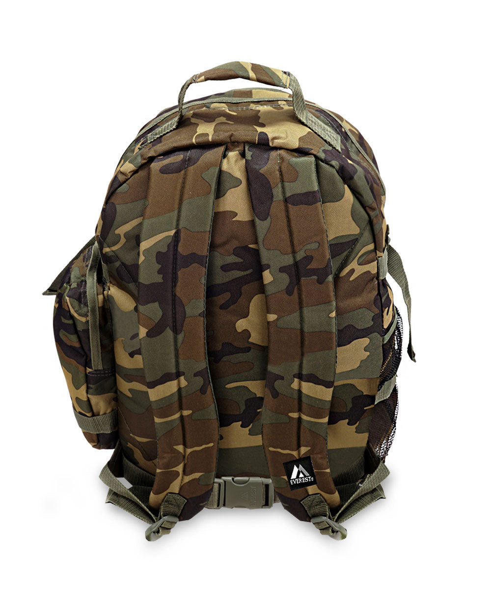 C3045R - Everest Oversized Woodland Camo Backpack