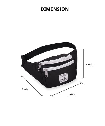 044KDJ - Everest Two-toned Signature Waist Pack