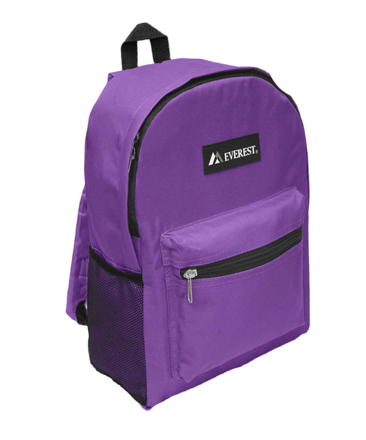 1045MSH - Everest Basic Laptop Backpack W/ Mesh Pockets