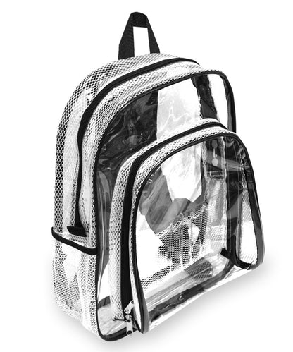 1055CL - Everest Heavy Duty Clear Backpack Standard