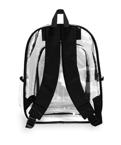 1055CL - Everest Heavy Duty Clear Backpack Standard