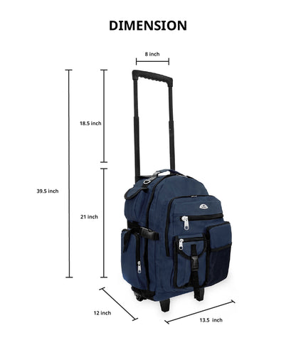 5045WH - Everest Deluxe Wheeled Backpack