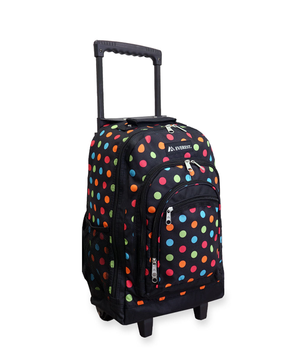 9045WH - Everest Wheeled Backpack W/pattern