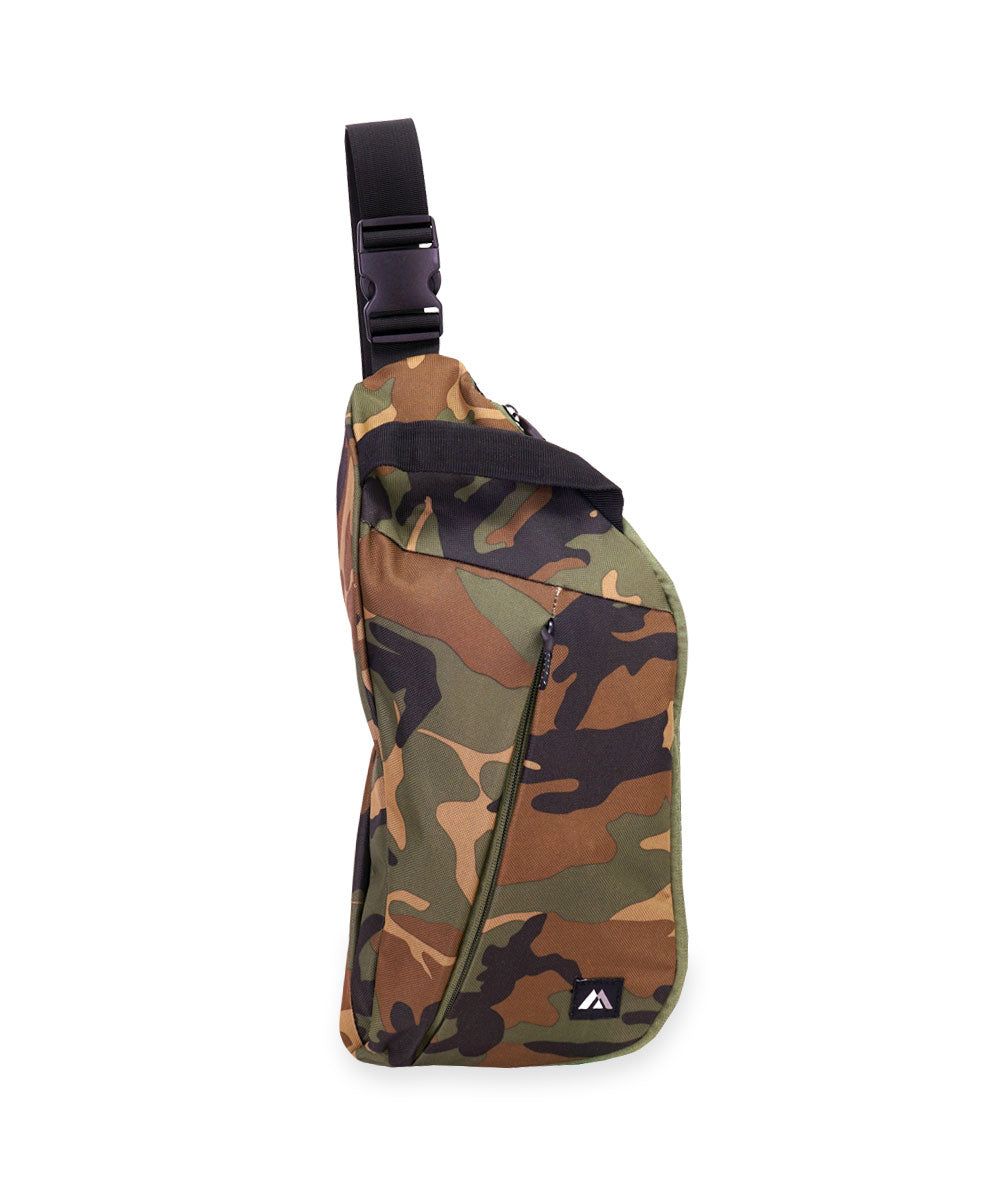 CSB1000-Everest Woodland Camo Sling Messenger Bag