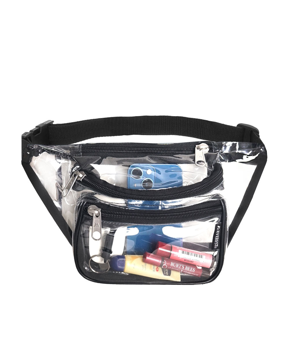 CL044KD - Everest Heavy Duty Clear Waist Pack Standard