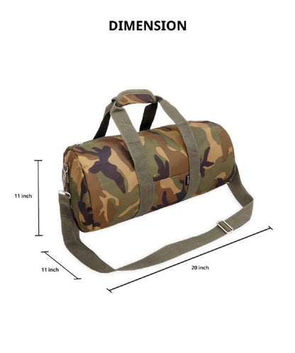 C20P- Everest 20-inch Woodland Camo Duffel