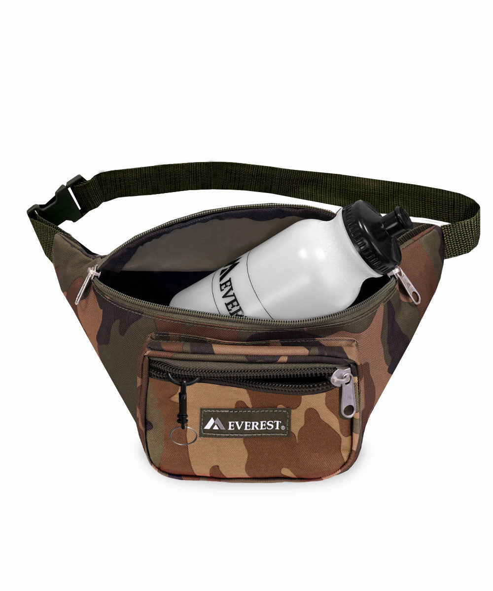 C044MD - Everest Woodland Camo Waist Pack Medium