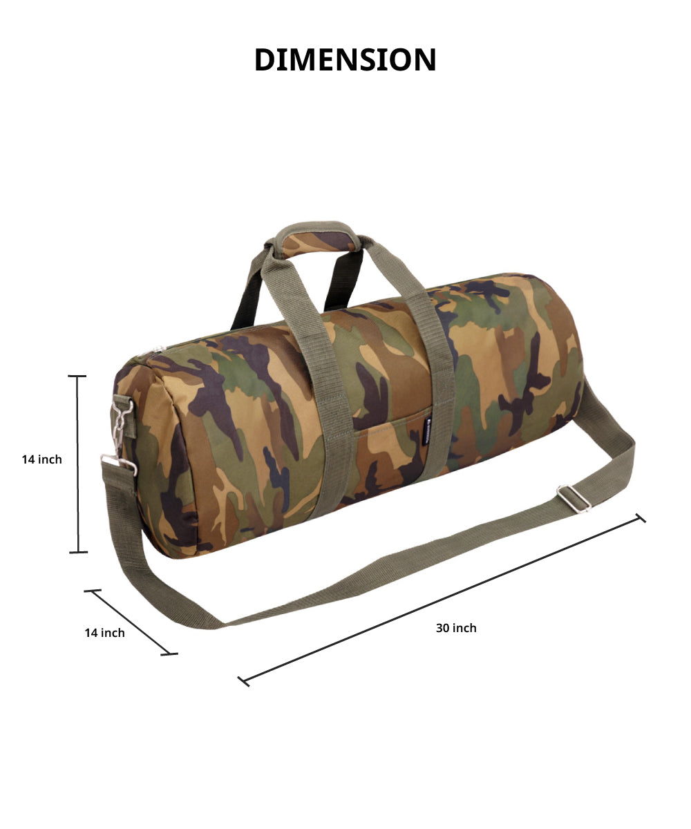 C20P- Everest 20-inch Woodland Camo Duffel