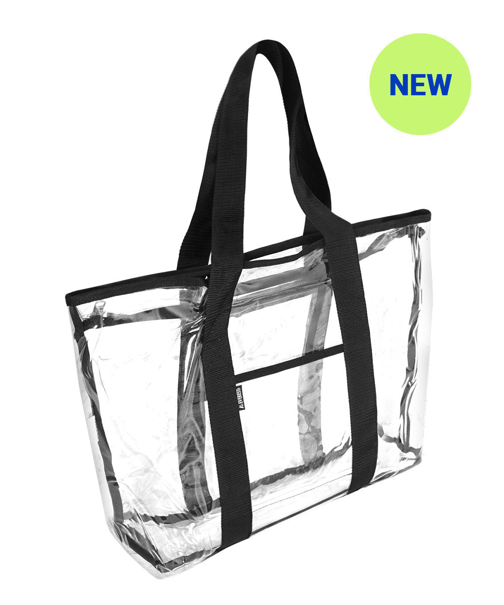 CL1002DS - Everest Heavy Duty Clear Shopping Tote