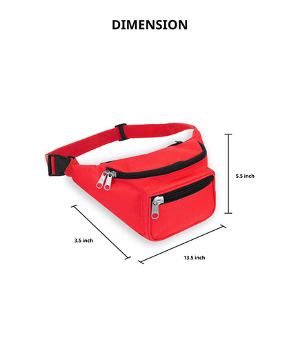 E044MD-Everest Signature Waist Pack Medium-No Front Tag