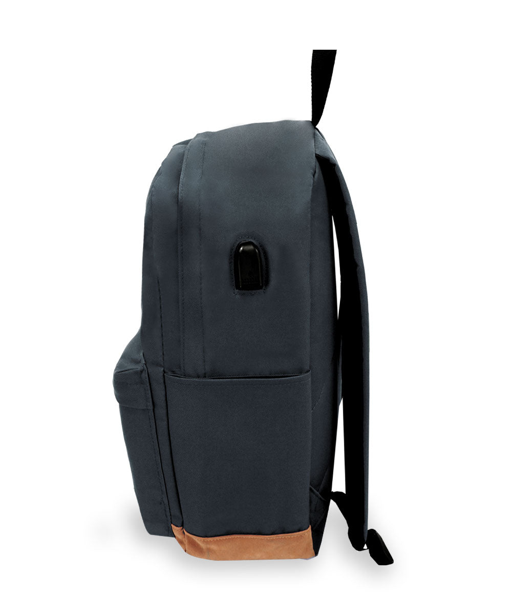 EB1000- Everest Vintage Laptop Backpack W/ Usb Port