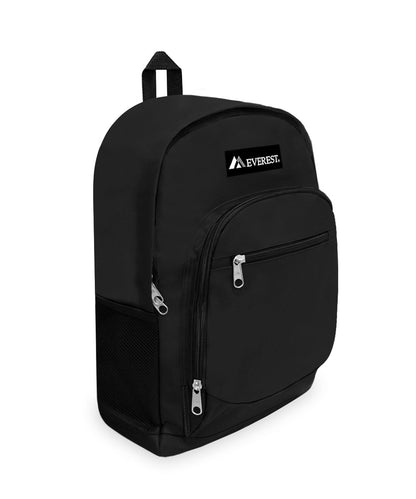 6045 - Everest Casual Backpack W/ Side Mesh Pocket