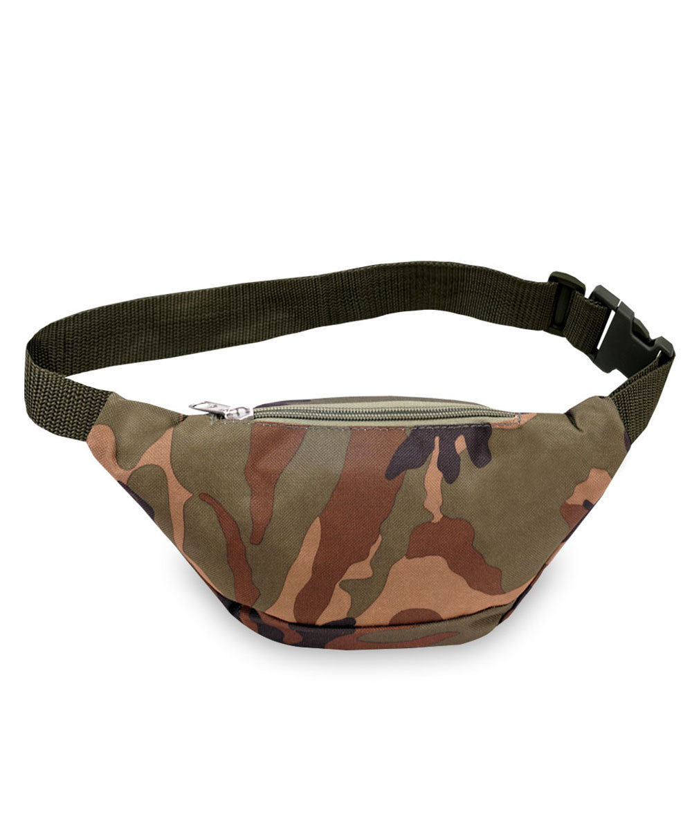 C044MD - Everest Woodland Camo Waist Pack Medium